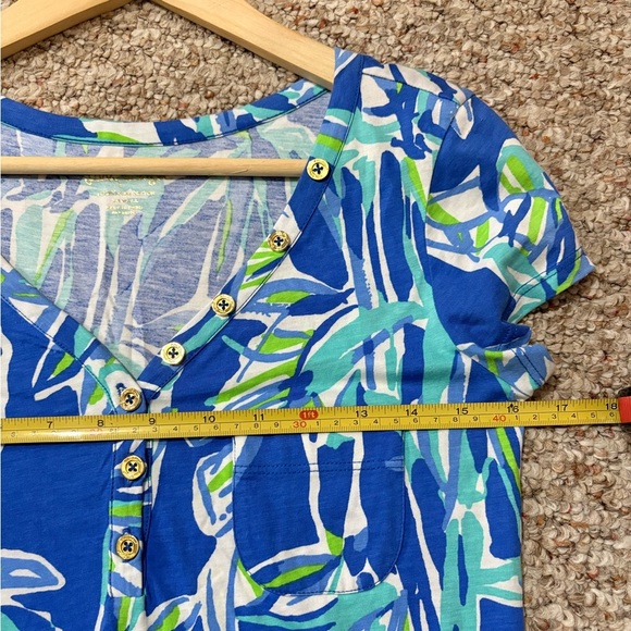 NWOT Lily Pulitzer Palmira V-Neck T-Shirt Dress XS - Picture 11 of 16
